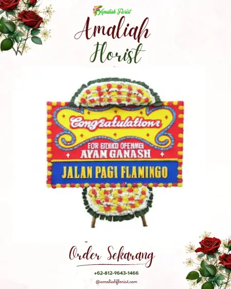 Sewa Papan Bunga Cahayamekar